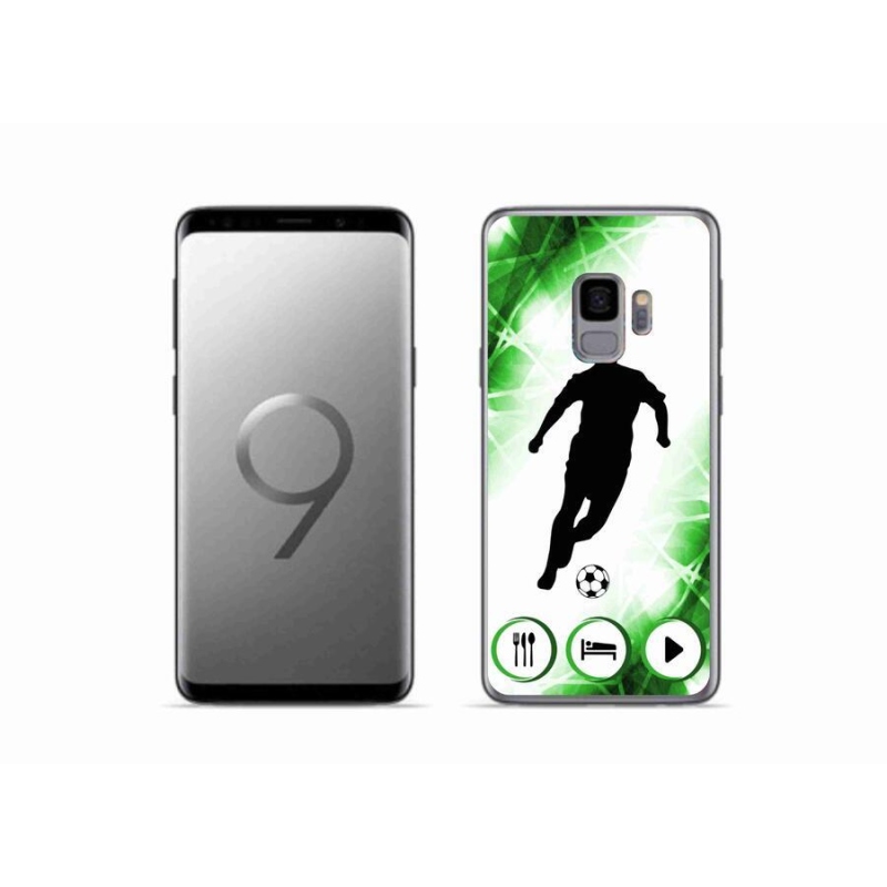 Gélový kryt mmCase na mobil Samsung Galaxy S9 - futbalista