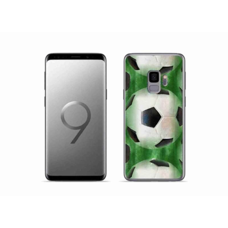 Gélový kryt mmCase na mobil Samsung Galaxy S9 - futbalová lopta