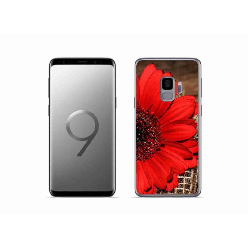 Gélový kryt mmCase na mobil Samsung Galaxy S9 - gerbera