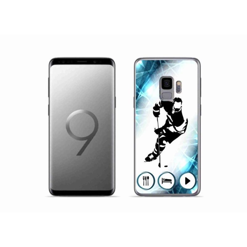 Gélový kryt mmCase na mobil Samsung Galaxy S9 - hokej 1