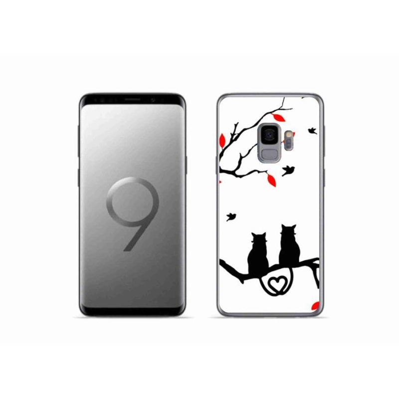 Gélový kryt mmCase na mobil Samsung Galaxy S9 - mačací láska