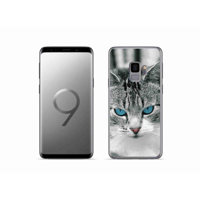 Gélový kryt mmCase na mobil Samsung Galaxy S9 - mačacie pohľad 1