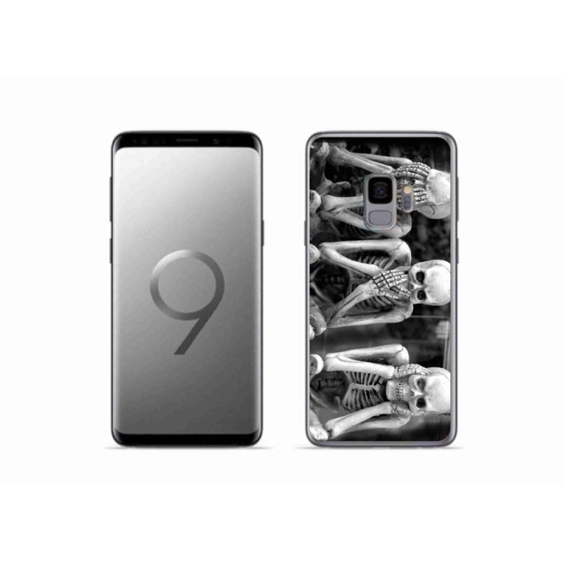 Gélový kryt mmCase na mobil Samsung Galaxy S9 - kostlivci