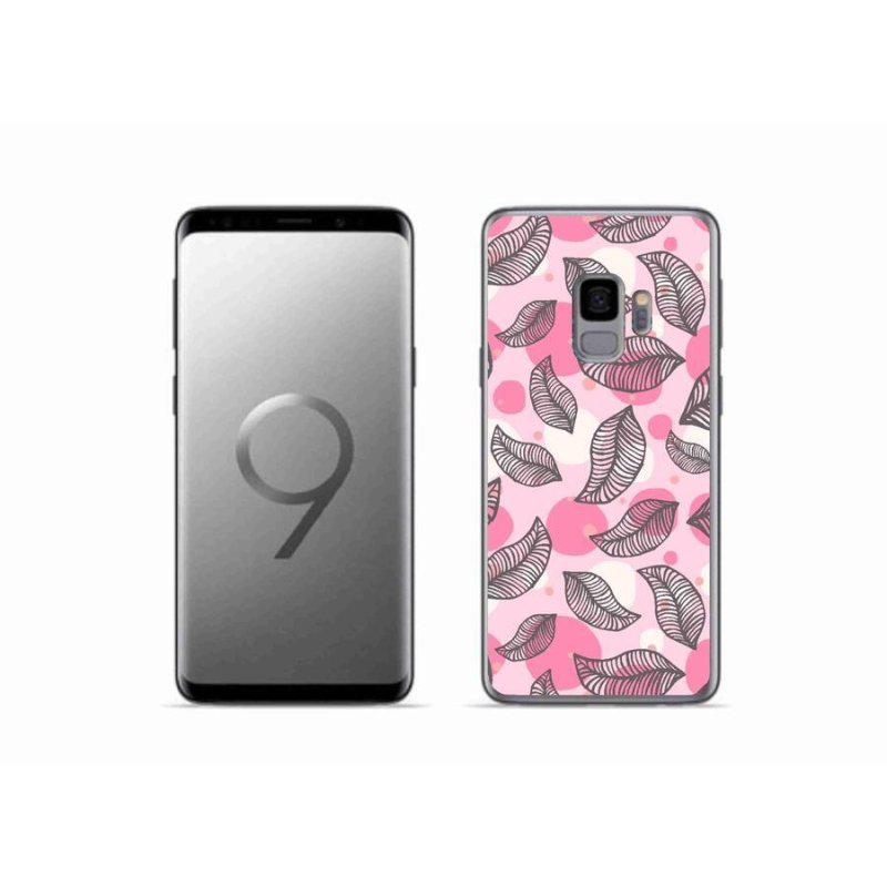 Gélový kryt mmCase na mobil Samsung Galaxy S9 - kreslené padajúce listy