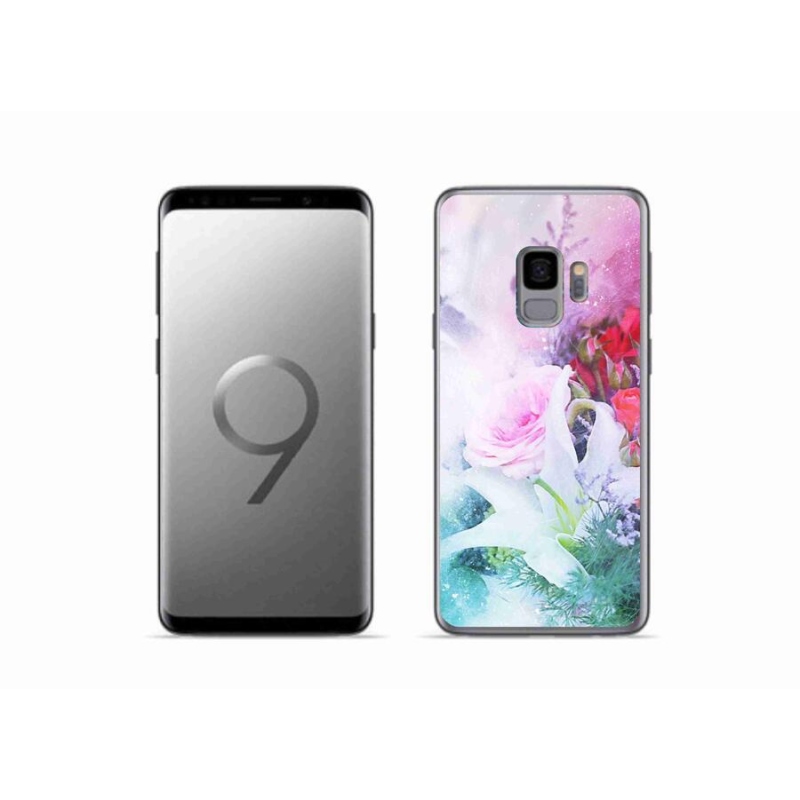 Gélový kryt mmCase na mobil Samsung Galaxy S9 - kvety 4