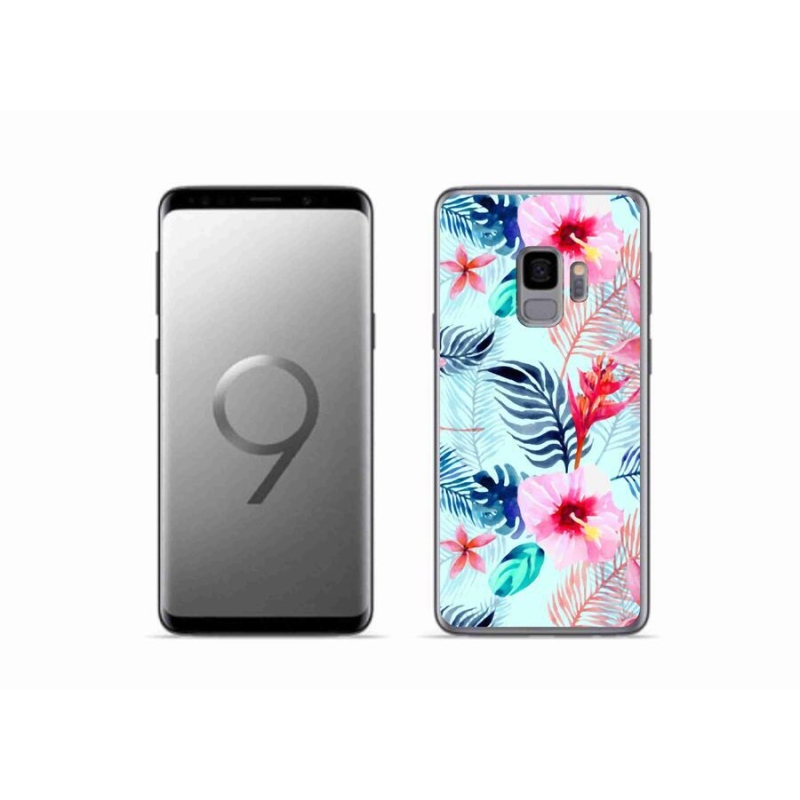 Gélový kryt mmCase na mobil Samsung Galaxy S9 - kvety