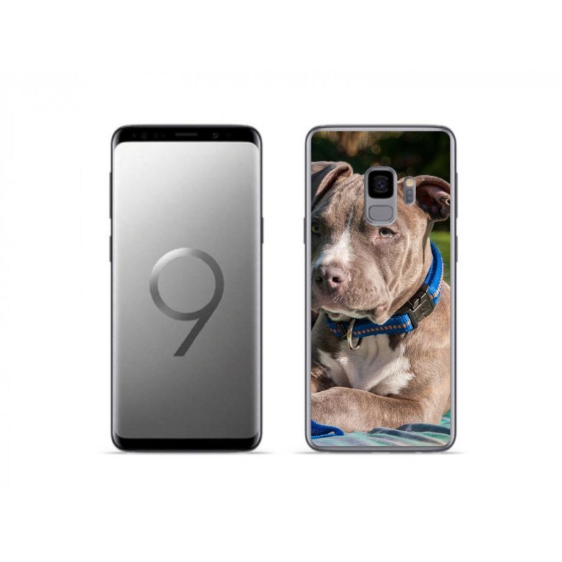 Gélový kryt mmCase na mobil Samsung Galaxy S9 - pitbull