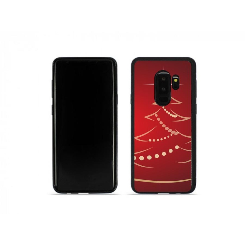 Gélový kryt mmCase na mobil Samsung Galaxy S9 Plus - kreslený vianočný stromček