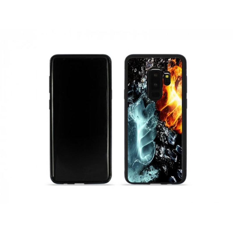 Gélový kryt mmCase na mobil Samsung Galaxy S9 Plus - voda a oheň