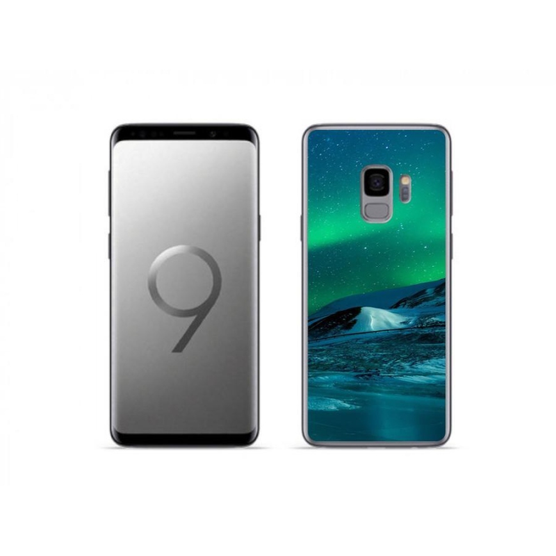 Gélový kryt mmCase na mobil Samsung Galaxy S9 - polárna žiara