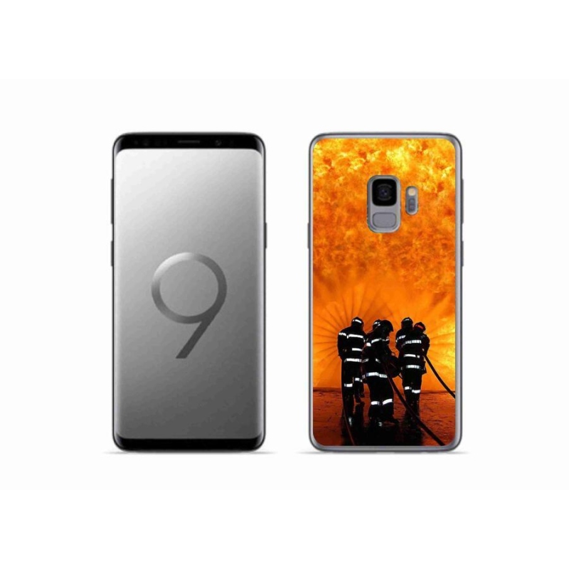 Gélový kryt mmCase na mobil Samsung Galaxy S9 - požiar