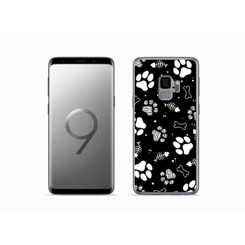 Gélový kryt mmCase na mobil Samsung Galaxy S9 - psie labky