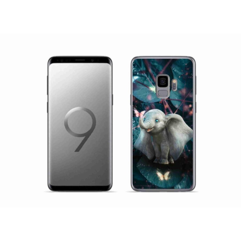 Gélový kryt mmCase na mobil Samsung Galaxy S9 - roztomilý slon