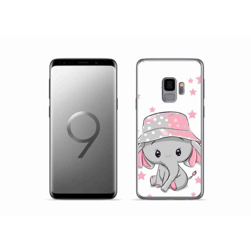 Gélový kryt mmCase na mobil Samsung Galaxy S9 - ružový slon