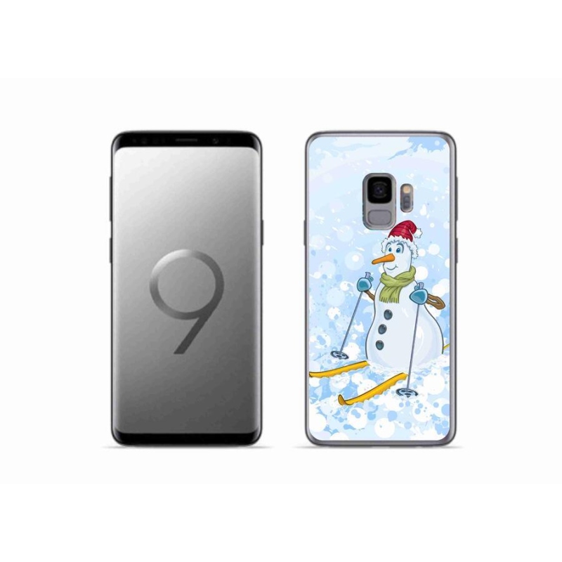 Gélový kryt mmCase na mobil Samsung Galaxy S9 - snehuliak