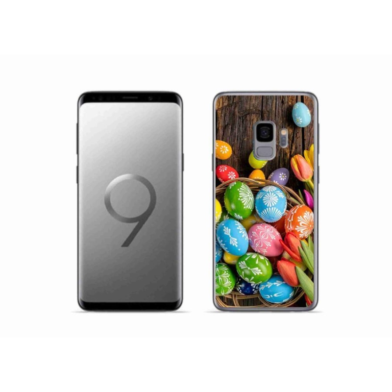 Gélový kryt mmCase na mobil Samsung Galaxy S9 - veľkonočné vajíčka