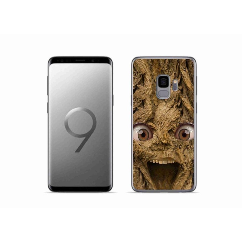 Gélový kryt mmCase na mobil Samsung Galaxy S9 - veselý strom s očami