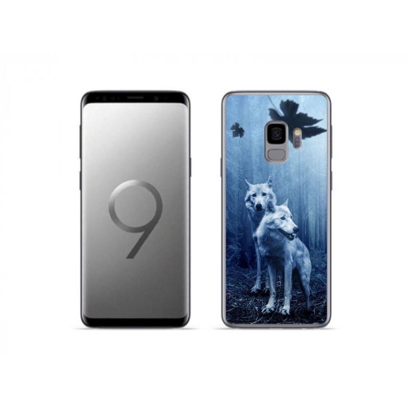 Gélový kryt mmCase na mobil Samsung Galaxy S9 - vlci v lese