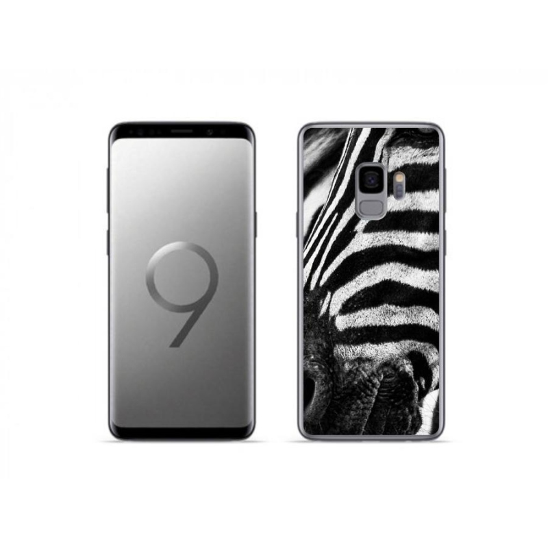 Gélový kryt mmCase na mobil Samsung Galaxy S9 - zebra