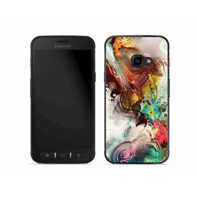 Gélový kryt mmCase na mobil Samsung Galaxy Xcover 4S - abstrakt 1