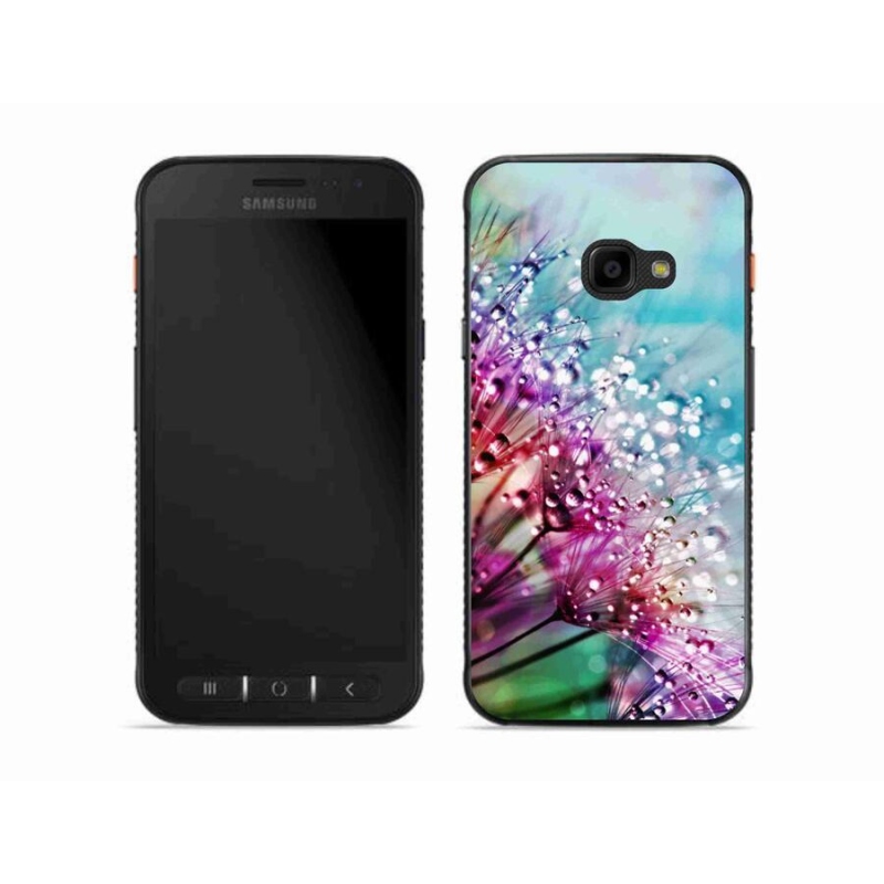 Gélový kryt mmCase na mobil Samsung Galaxy Xcover 4S - farebné kvety