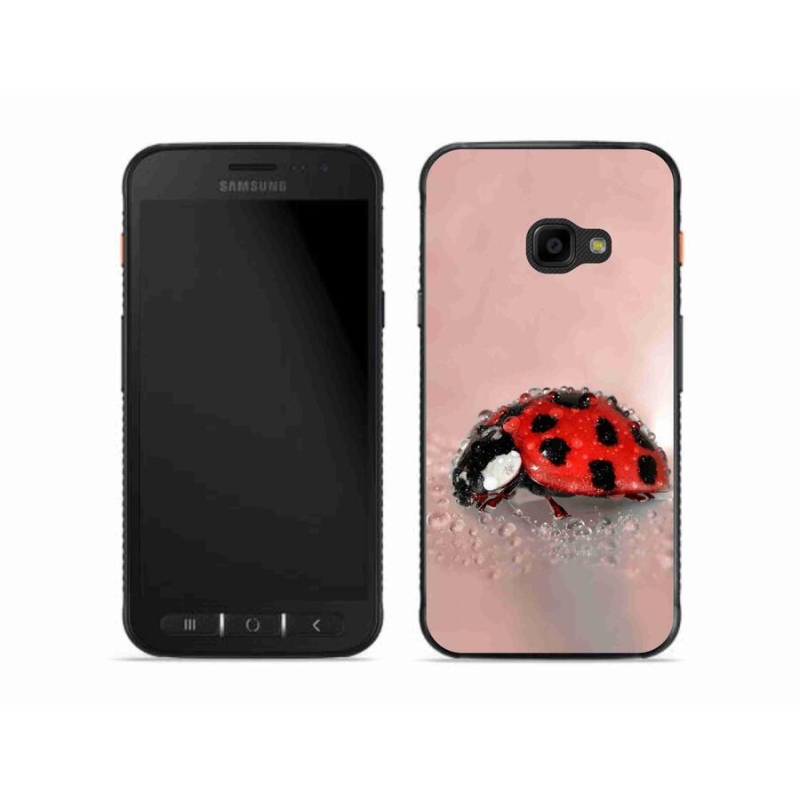 Gélový kryt mmCase na mobil Samsung Galaxy Xcover 4S - lienka