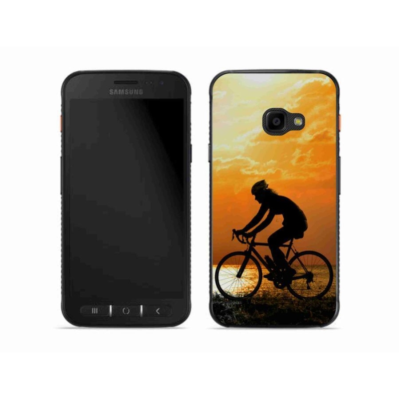 Gélový kryt mmCase na mobil Samsung Galaxy Xcover 4S - cyklovýlety