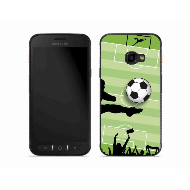 Gélový kryt mmCase na mobil Samsung Galaxy Xcover 4S - futbal 3