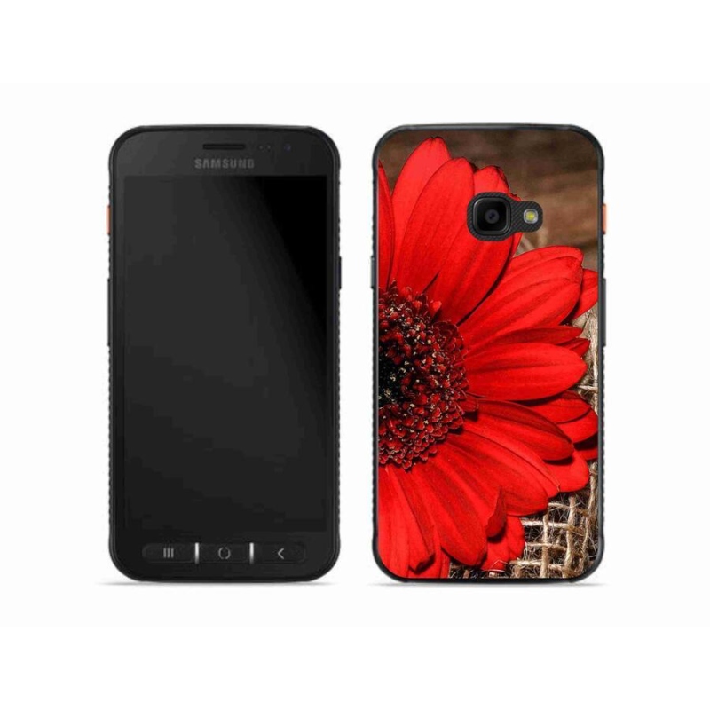 Gélový kryt mmCase na mobil Samsung Galaxy Xcover 4S - gerbera