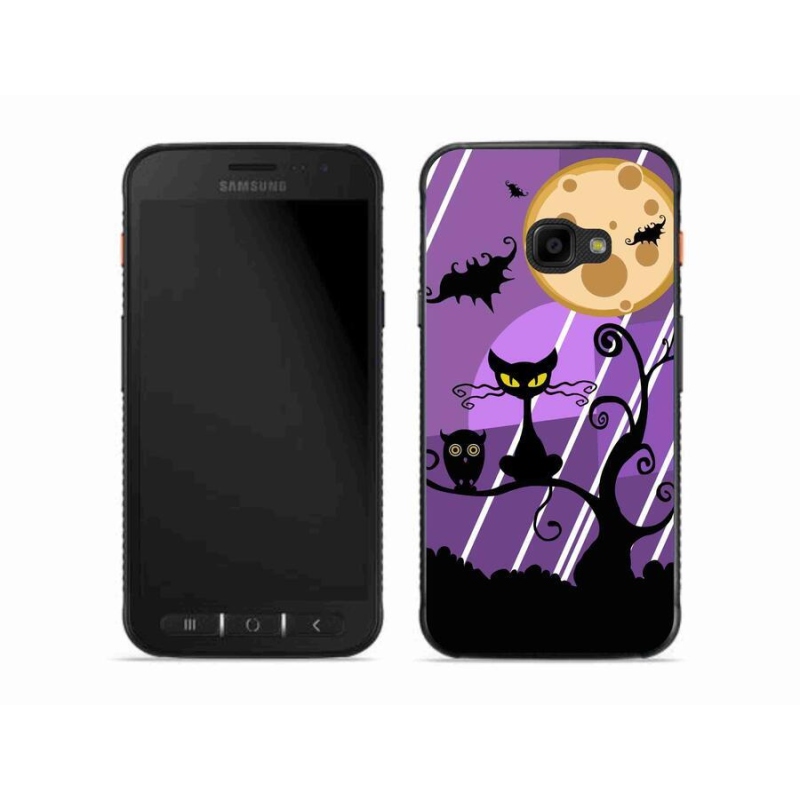 Gélový kryt mmCase na mobil Samsung Galaxy Xcover 4S - halloween