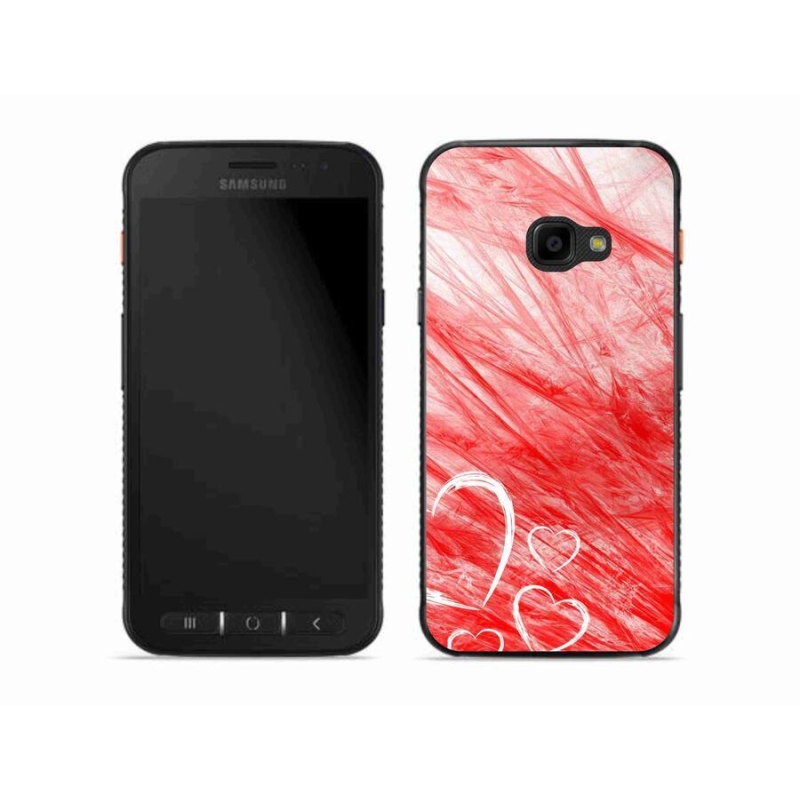 Gélový kryt mmCase na mobil Samsung Galaxy Xcover 4S - heart