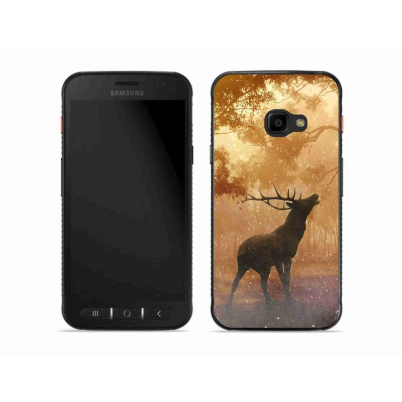 Gélový kryt mmCase na mobil Samsung Galaxy Xcover 4S - jeleň v ruji