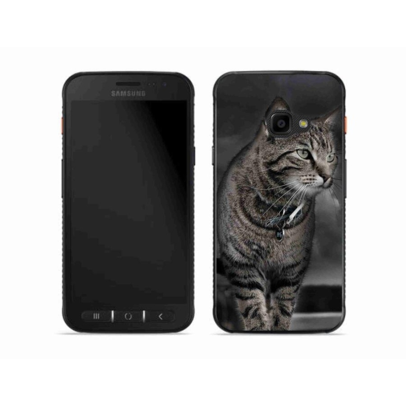 Gélový kryt mmCase na mobil Samsung Galaxy Xcover 4S - mačka