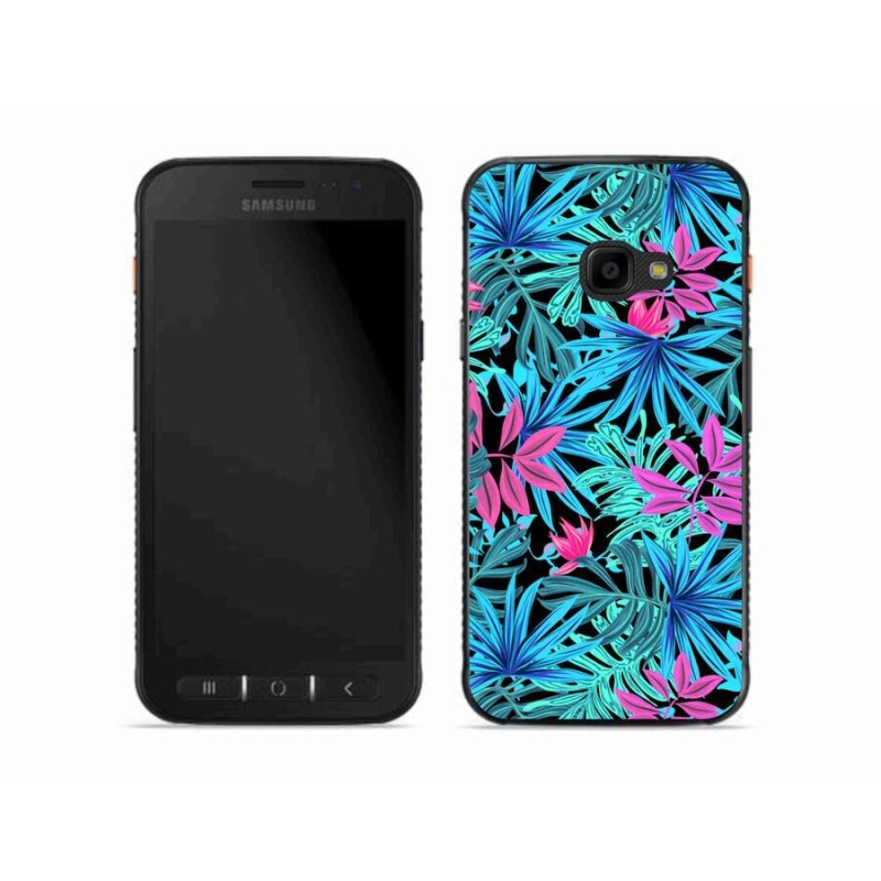 Gélový kryt mmCase na mobil Samsung Galaxy Xcover 4S - kvety 3