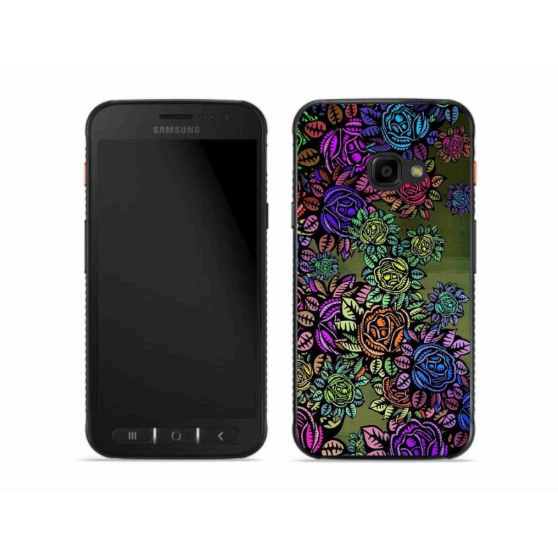 Gélový kryt mmCase na mobil Samsung Galaxy Xcover 4S - kvety 6