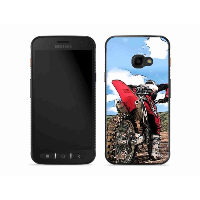 Gélový kryt mmCase na mobil Samsung Galaxy Xcover 4S - moto