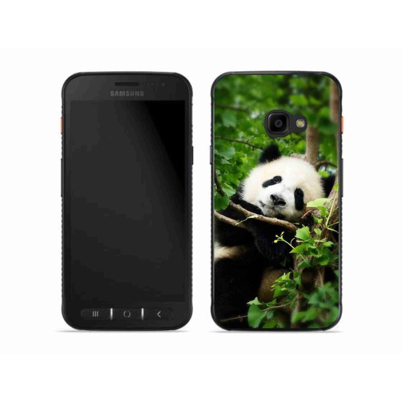 Gélový kryt mmCase na mobil Samsung Galaxy Xcover 4S - panda