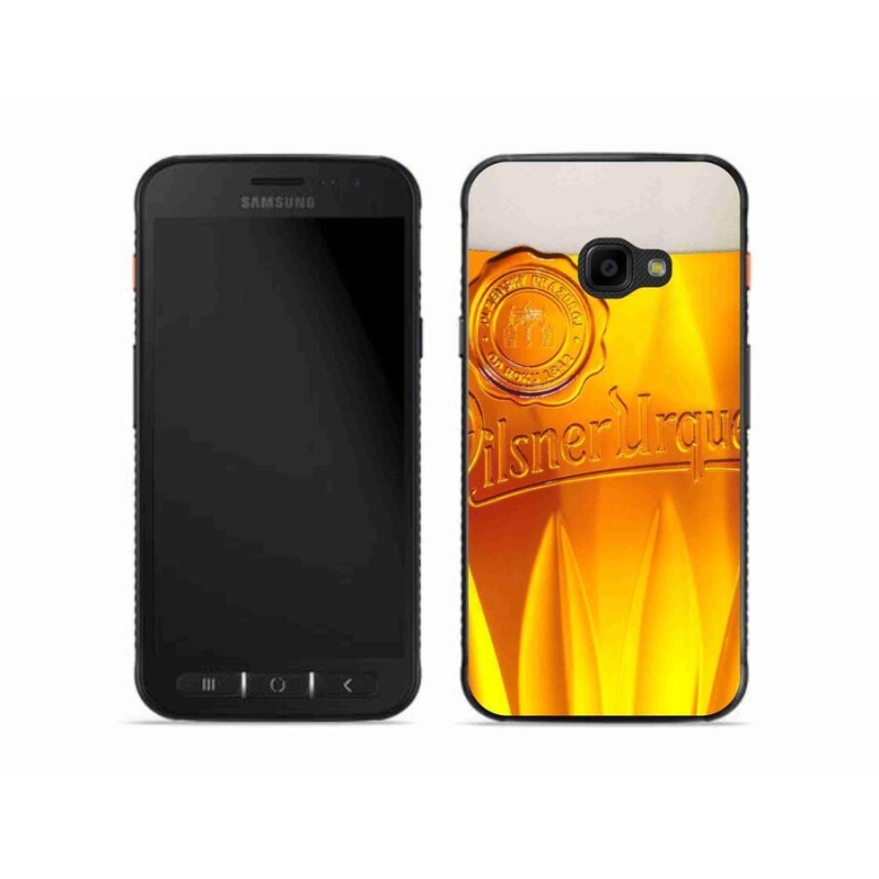 Gélový kryt mmCase na mobil Samsung Galaxy Xcover 4S - pivo