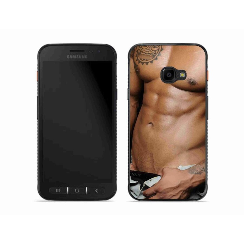 Gélový kryt mmCase na mobil Samsung Galaxy Xcover 4S - sexy muž