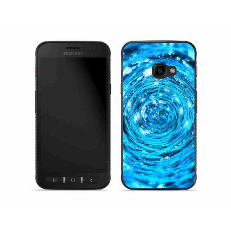 Gélový kryt mmCase na mobil Samsung Galaxy Xcover 4S - vodný vír