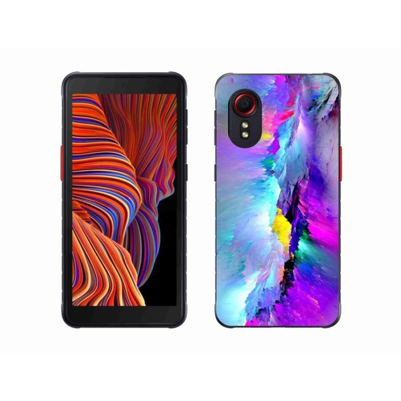 Gélový kryt mmCase na mobil Samsung Galaxy Xcover 5 - abstrakt