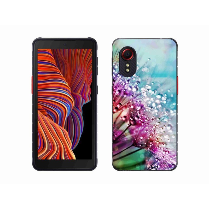 Gélový kryt mmCase na mobil Samsung Galaxy Xcover 5 - farebné kvety