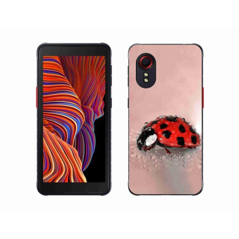 Gélový kryt mmCase na mobil Samsung Galaxy Xcover 5 - lienka