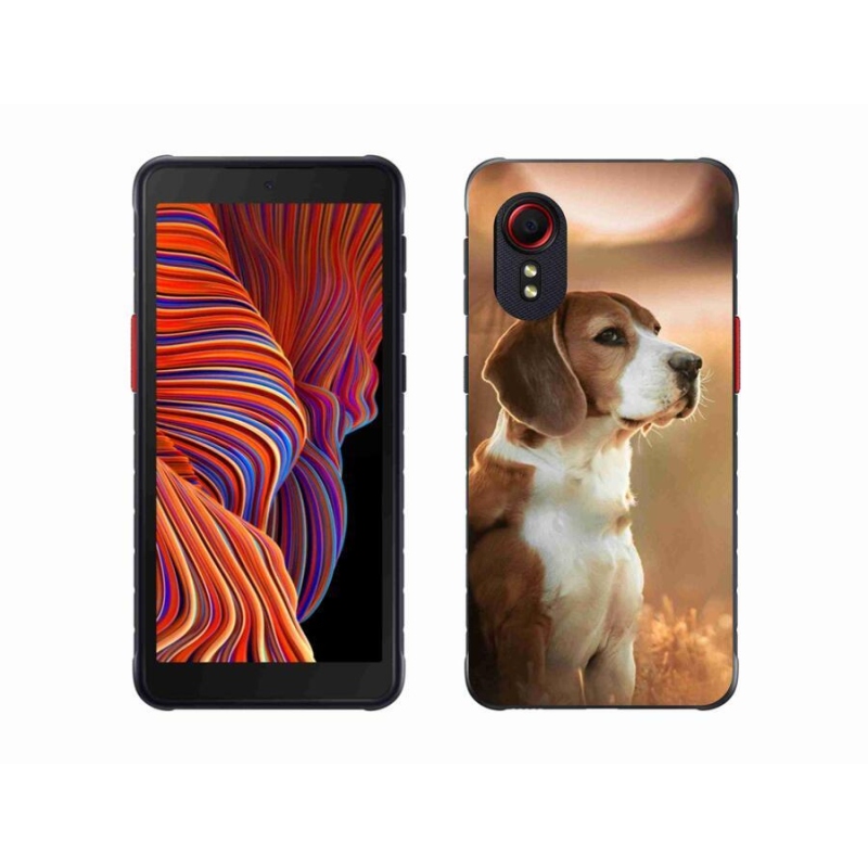 Gélový kryt mmCase na mobil Samsung Galaxy Xcover 5 - bígl