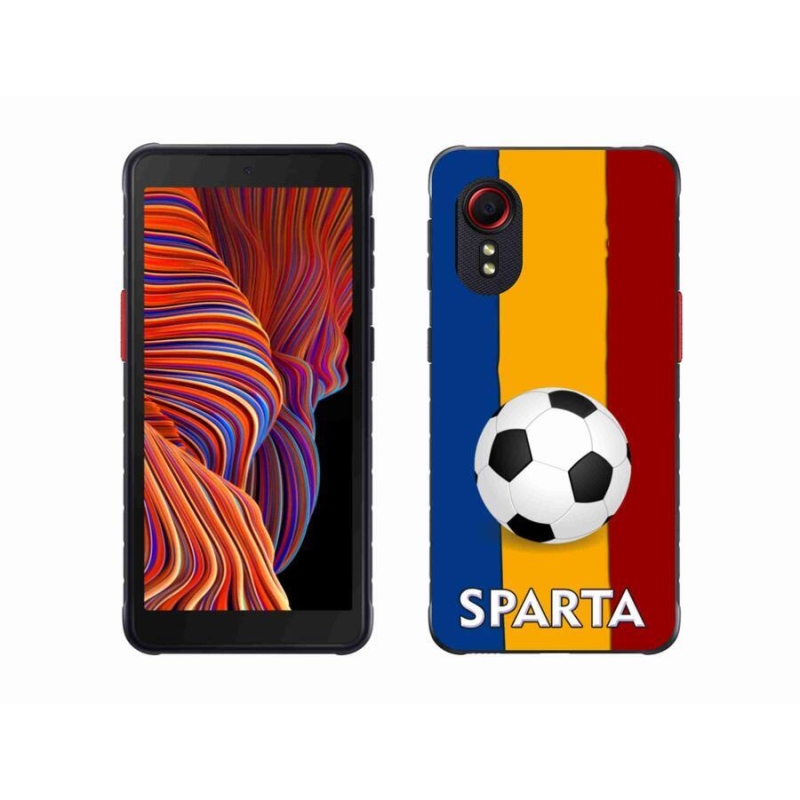 Gélový kryt mmCase na mobil Samsung Galaxy Xcover 5 - futbal 1