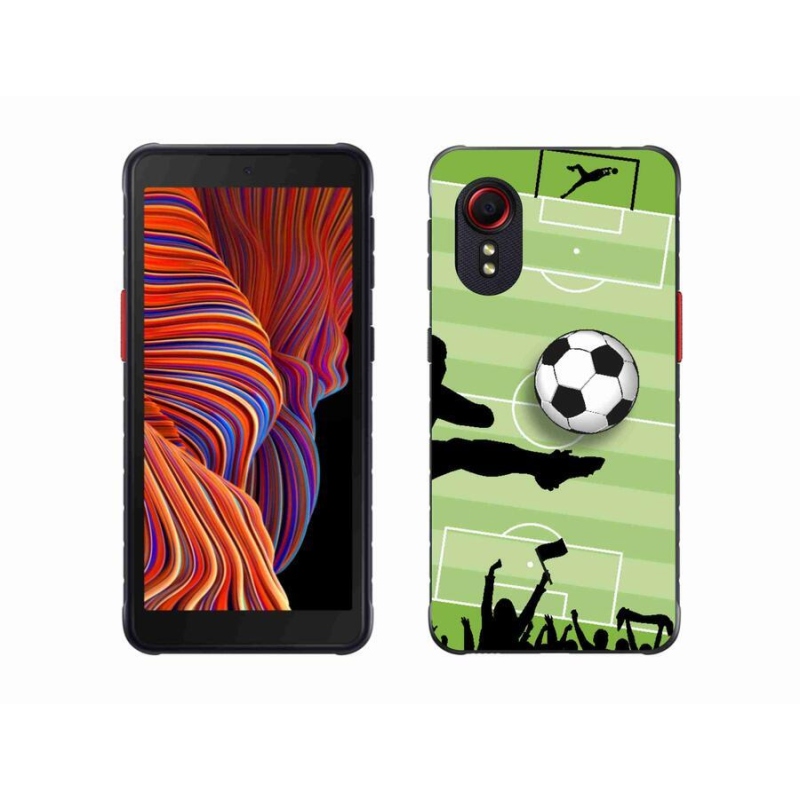 Gélový kryt mmCase na mobil Samsung Galaxy Xcover 5 - futbal 3