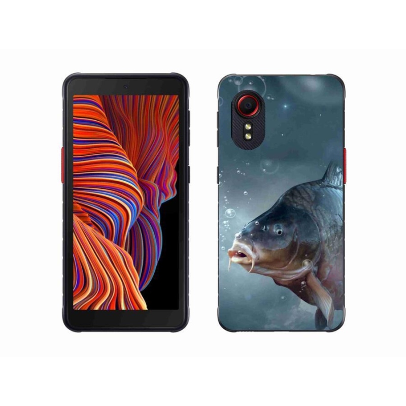 Gélový kryt mmCase na mobil Samsung Galaxy Xcover 5 - kapor a bublinky