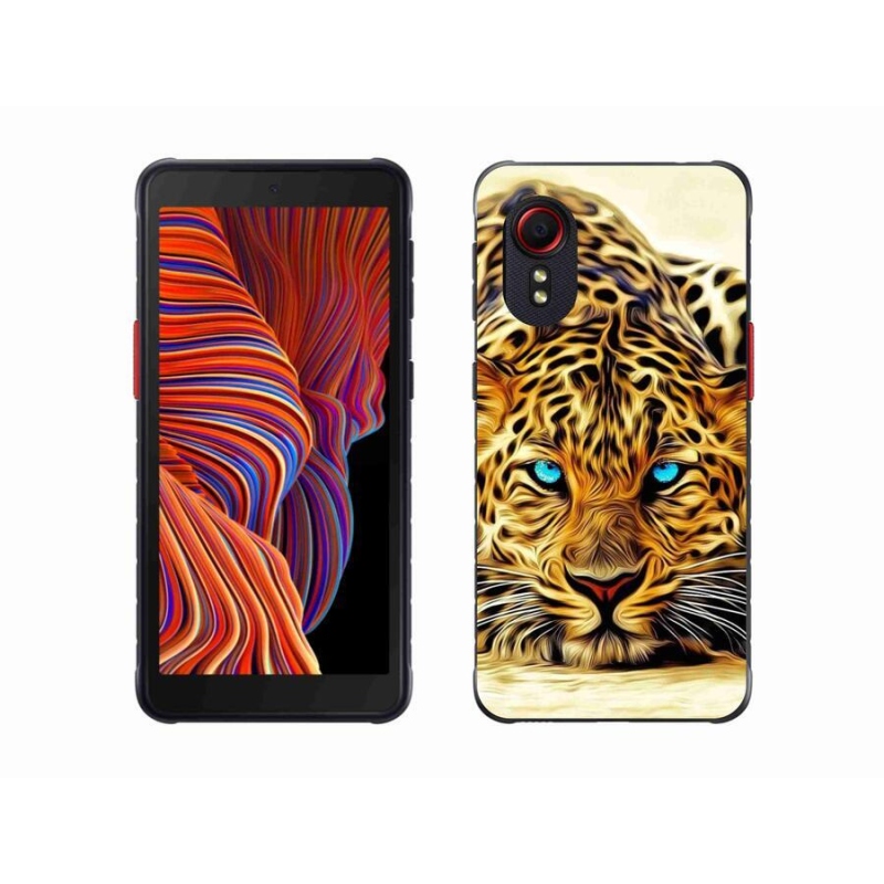 Gélový kryt mmCase na mobil Samsung Galaxy Xcover 5 - kreslený tiger