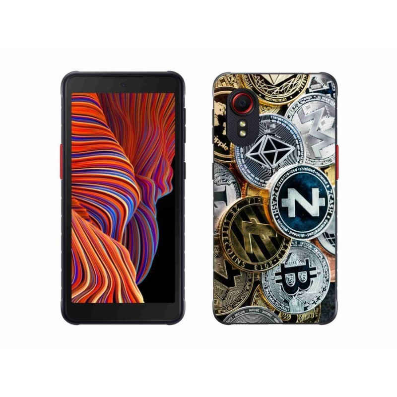 Gélový kryt mmCase na mobil Samsung Galaxy Xcover 5 - kryptomena