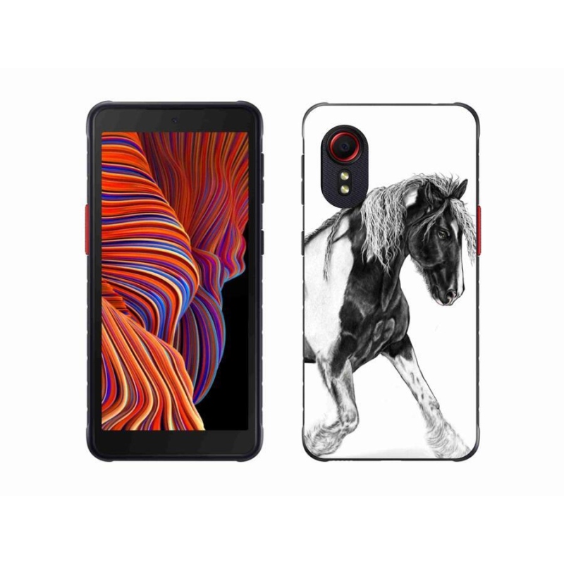 Gélový kryt mmCase na mobil Samsung Galaxy Xcover 5 - kôň